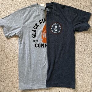 Black Men's Gray and Dark Gray T-Shirts